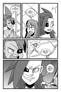 Garnet offers a moment of silence for Mega's death. but Mega's mom assures her that she's not dead. Nega Maiden however has an idea of what's really happening.