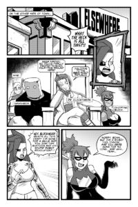 Nega Maiden finally returns to her secret head quarters only to find Dr. Clocktwerk has taken over.