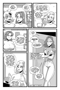 The Justice Comix employee explains that everyone that she was just an inside joke, because there's been a twenty year long pull list for her there. When Isis asks who would start a pull list in her name she gets an unexpected answer.